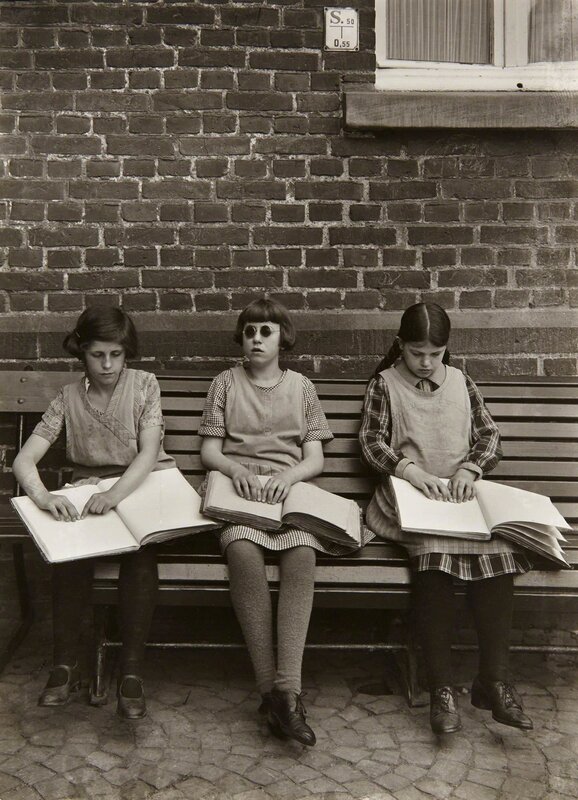 August Sander, ‘Blind Children’, 1930, Photography, Gelatin silver print, Doyle