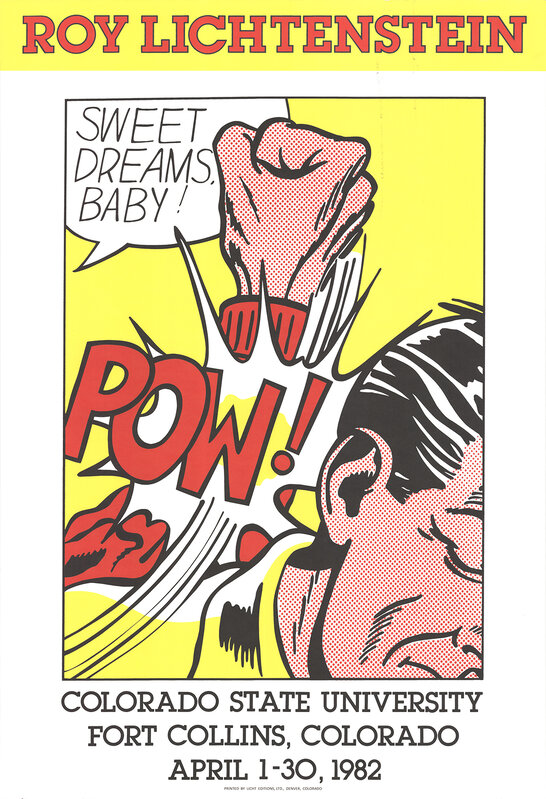 Roy Lichtenstein, ‘Sweet Dreams Baby’, 1982, Ephemera or Merchandise, Serigraph, ArtWise
