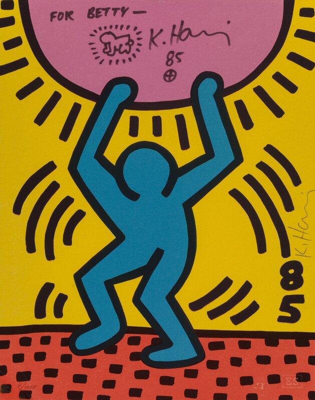 Keith Haring, ‘Untitled’, 1984, Print, Screenprint in colors on Arches paper, Heritage Auctions