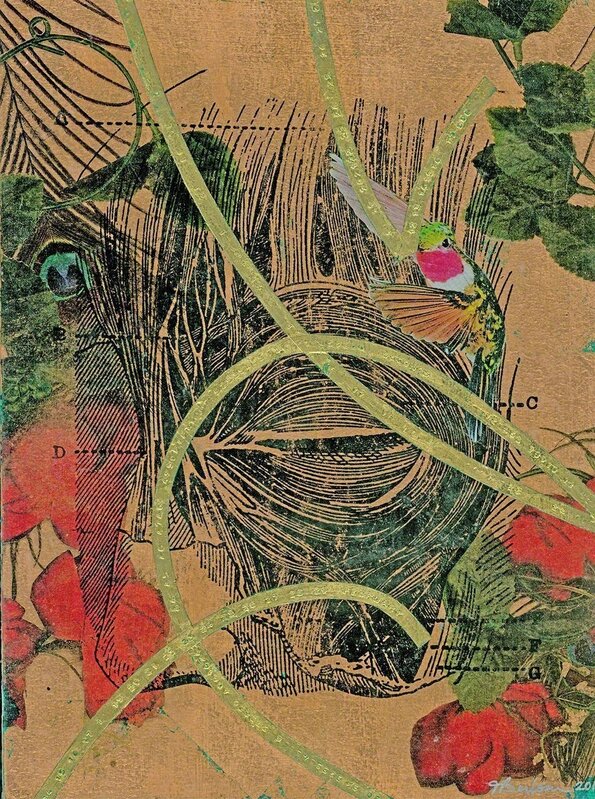 Tracy Silva Barbosa, ‘Vitus 1’, 2012, Drawing, Collage or other Work on Paper, Acrylic and mixed media, Susan Eley Fine Art