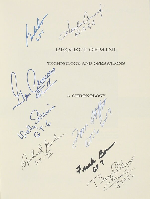 ‘THE CHRONOLOGY OF GEMINI PROGRAM EVENTS’, Other, Sotheby's