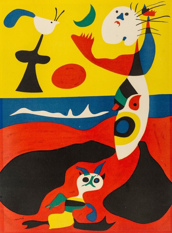 Joan Miró, ‘Eté (Dupin 1310)’, 1938, Print, Pochoir in colours, Forum Auctions