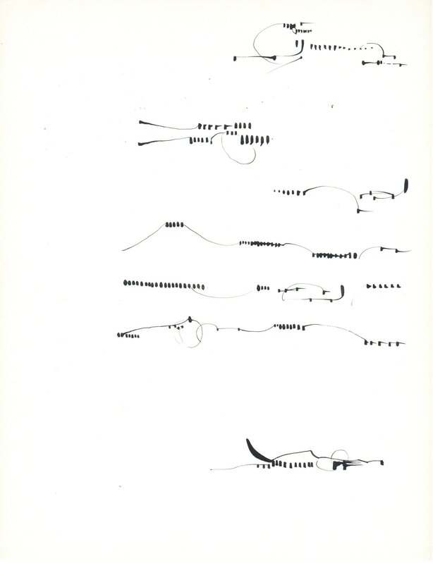 Mirtha Dermisache, ‘Diez Cartas’, 1970, Ink on paper, Henrique Faria Fine Art