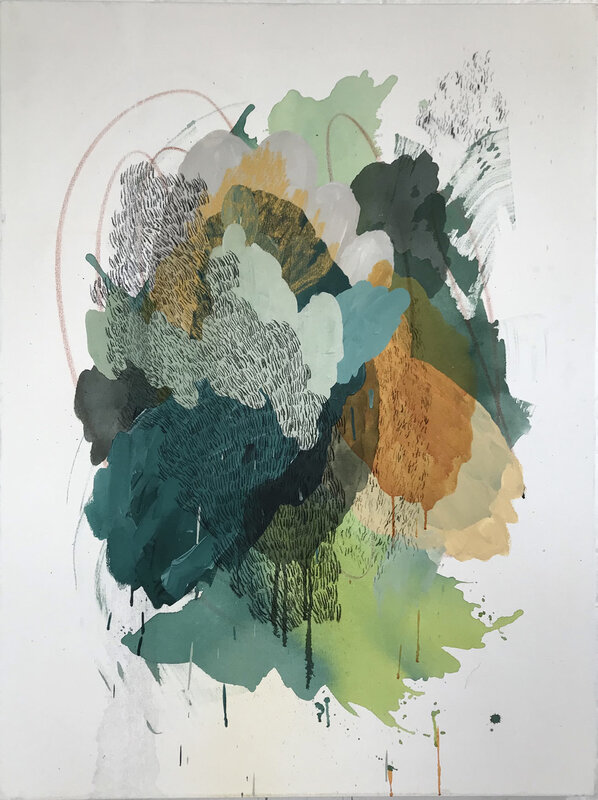 Sarah Grace, ‘Land Treasure’, 2019, Painting, Acrylic, charcoal and soft pastel on 100% cotton canvas, Candice Berman Gallery