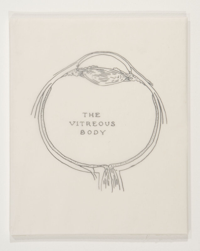 Kiki Smith, ‘The Vitreous Body ’, 2001, Books and Portfolios, Hand-printed 46 page bound book with 19 heliorelief woodcut images with die-cut areas and polymer printed text by Parmenides of Elea, Graphicstudio USF