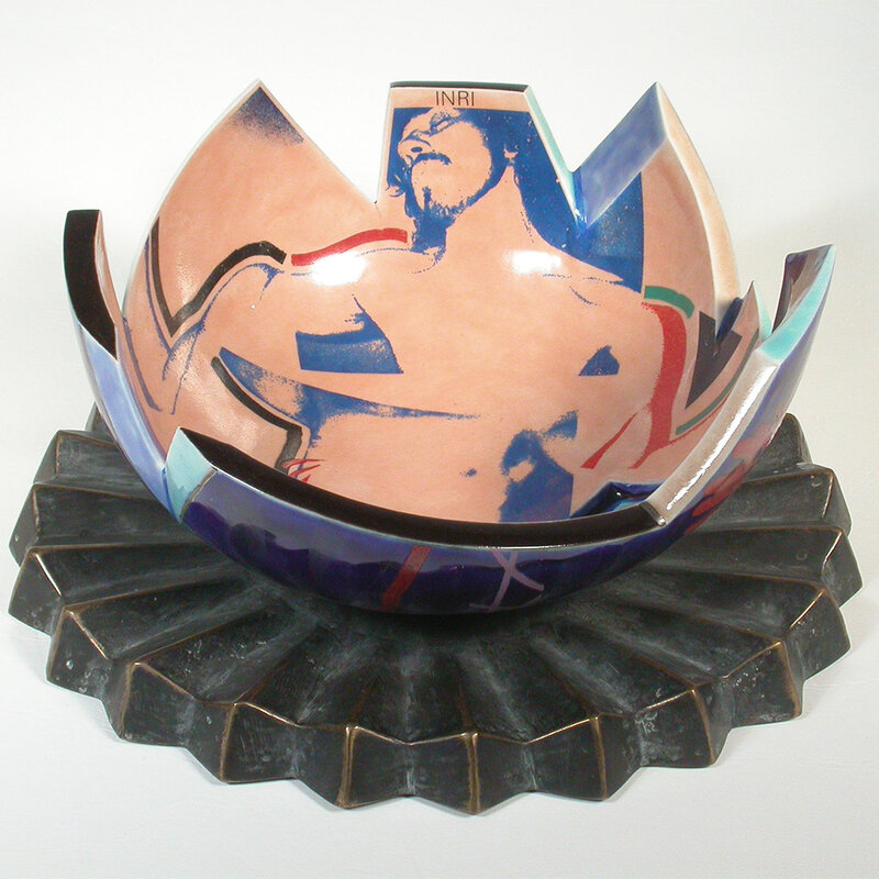 Paul Mathieu, ‘Crucifixion Bowl’, 1984, Bellevue Arts Museum