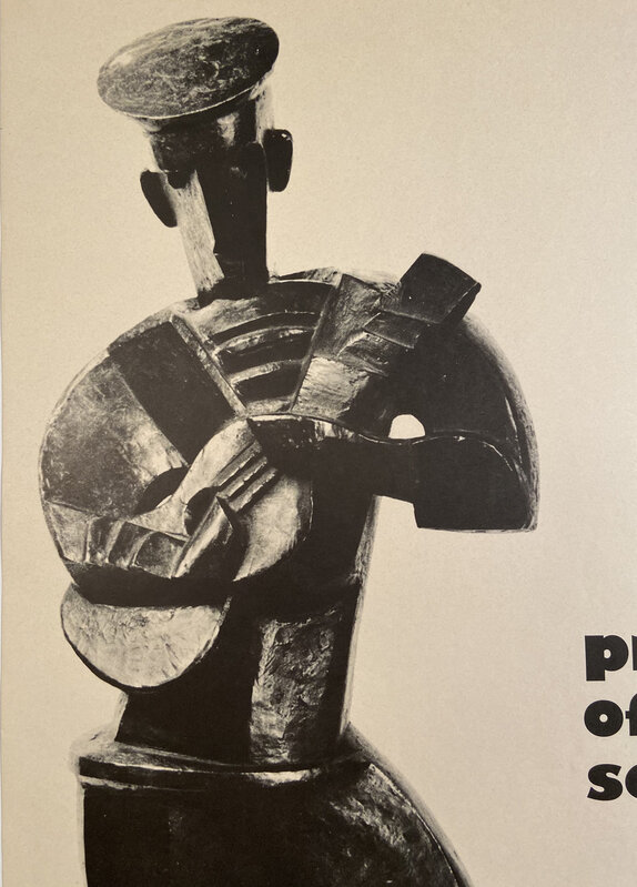 Jacques Lipchitz, ‘"Pioneers of Modern Sculpture", Hayward Gallery, London by Jacques Lipchitz’, 1973, Posters, Extremely rare and early Lithographic Gallery Exhibtion Announcement Poster, David Lawrence Gallery