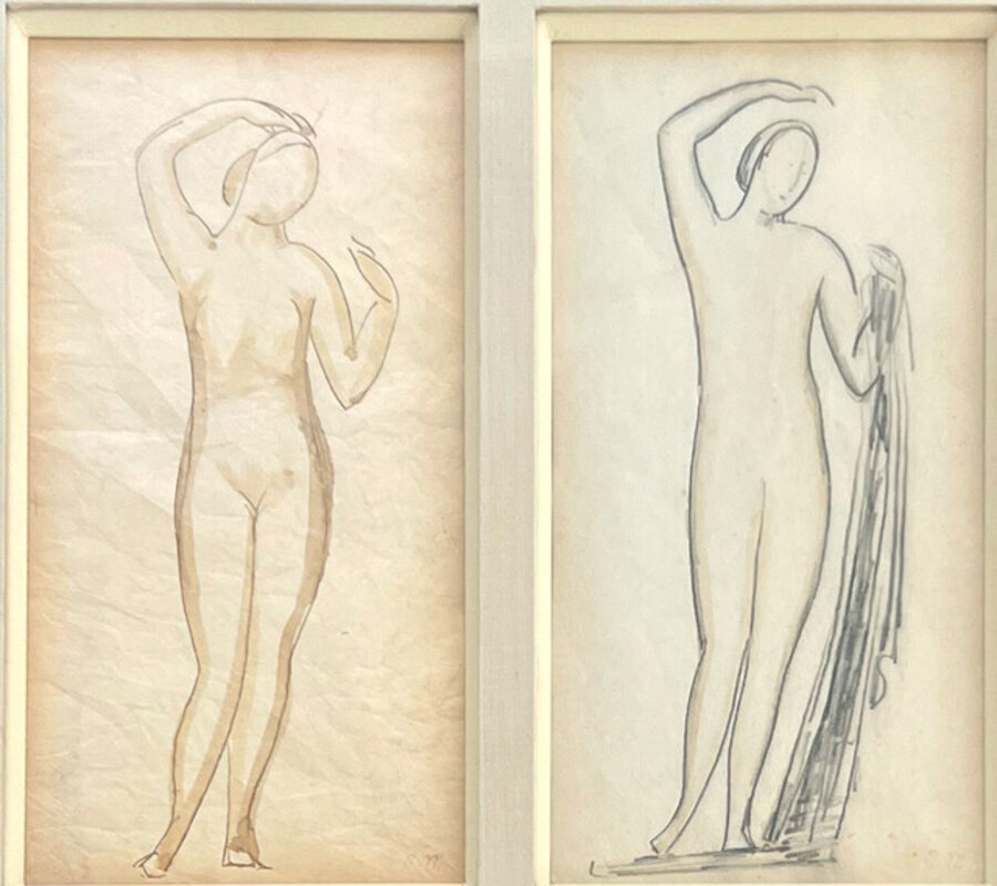 2 Drawings for Sculpture