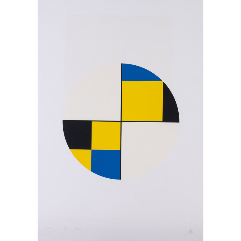 Leon Polk Smith, ‘Werkubersicht’, 1946, 1986 , 1987, Books and Portfolios, Complete portfolio of 10 screeprint in colors on Creysse-Bütten paper,, PIASA