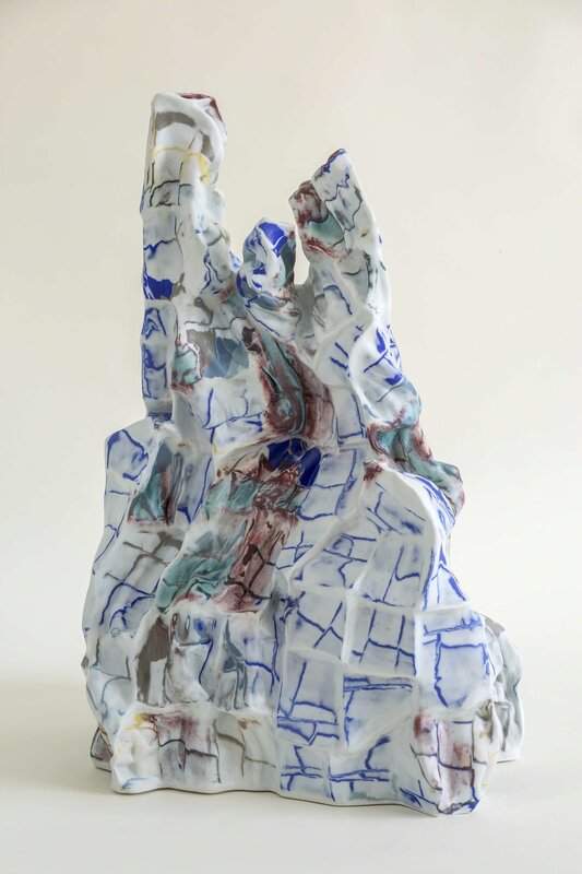 Babs Haenen, ‘Bending the Walls 'Lop Nor I'’, 2017, Sculpture, Porcelain, glaze, Hostler Burrows