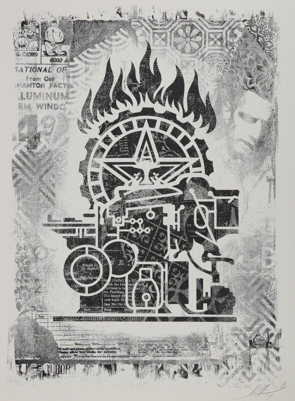 Shepard Fairey, ‘Damaged’, 2017, Print, A full set of 8 offset lithographs, Chiswick Auctions