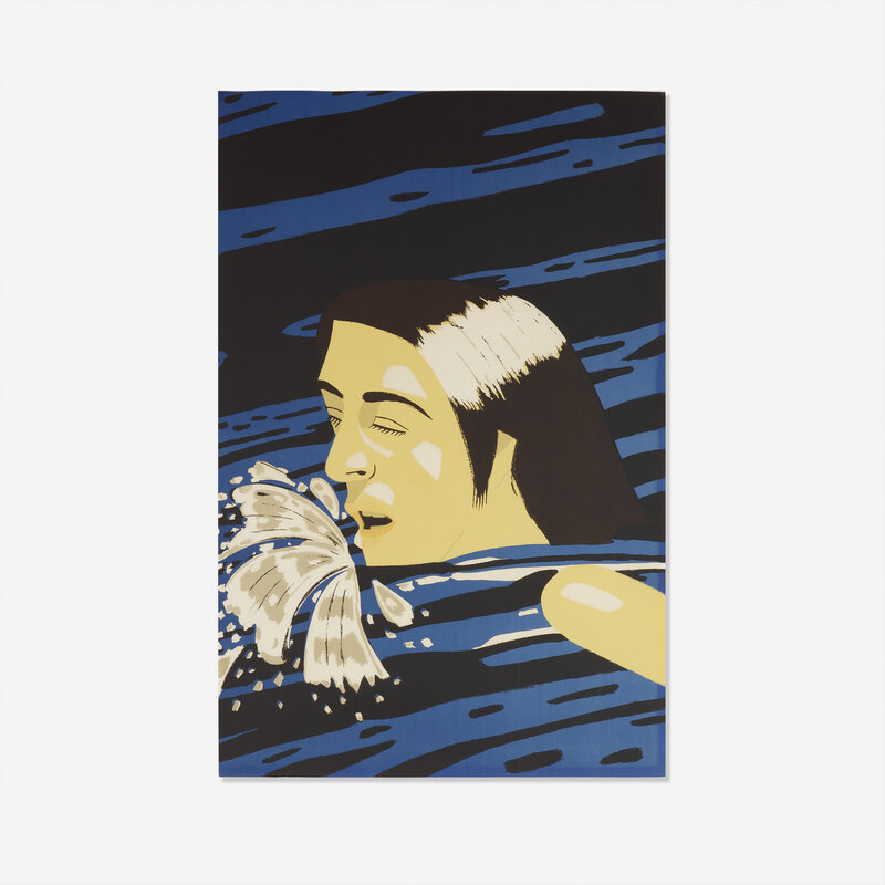 Alex Katz, ‘Olympic Swimmer’, 1976, Print, Screenprint in colors, Rago/Wright/LAMA/Toomey & Co.