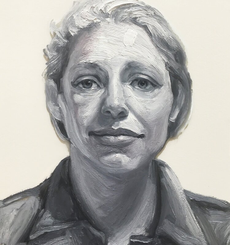 Ray Turner, ‘Woman no. 6’, 2019, Painting, Oil on Glass, Nancy Toomey Fine Art
