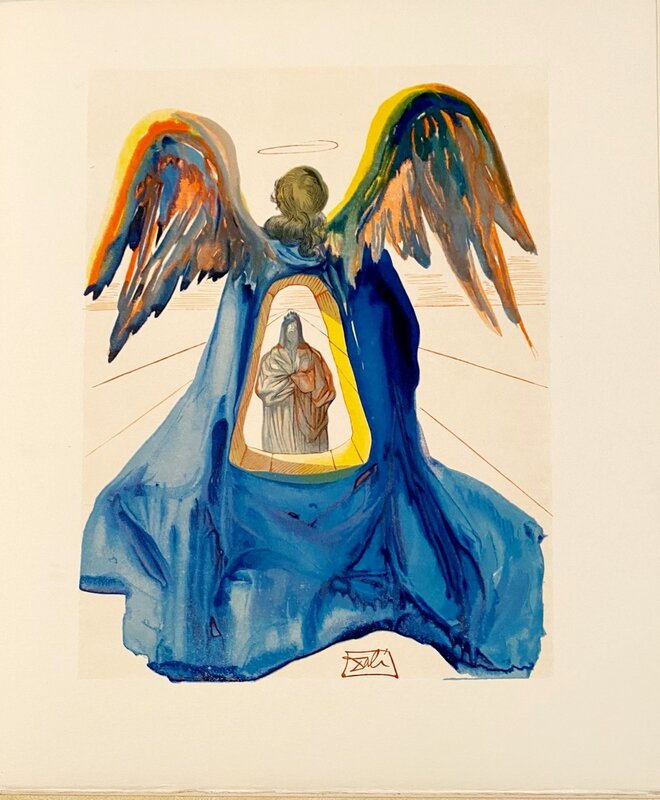 Salvador Dalí, ‘La Divine Comédie - Purgatoire 33 - Dante purifié’, 1963, Print, Original wood engraving on BFK Rives paper, Samhart Gallery