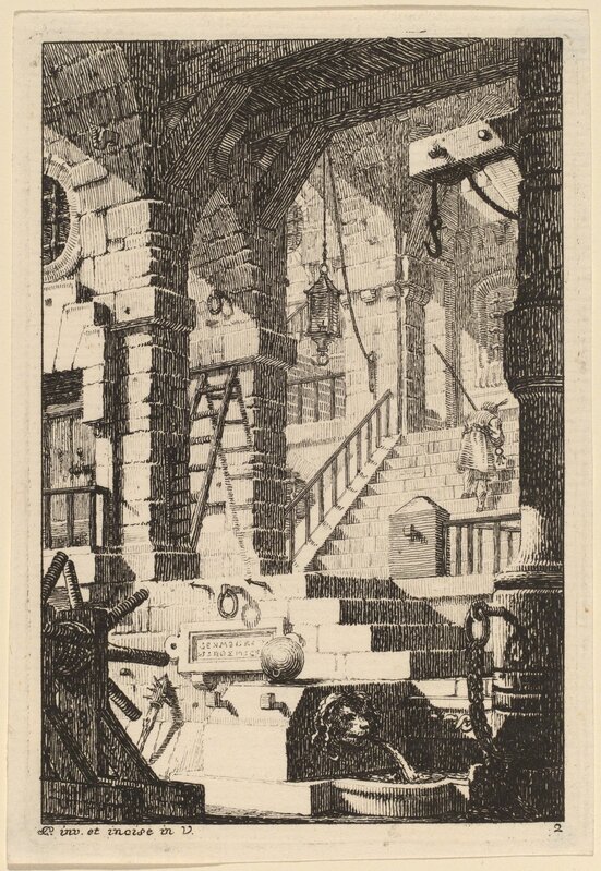 Carl Schütz, ‘Fantasy of an Antique Prison’, 1770/1780, Print, Etching on laid paper, National Gallery of Art, Washington, D.C.