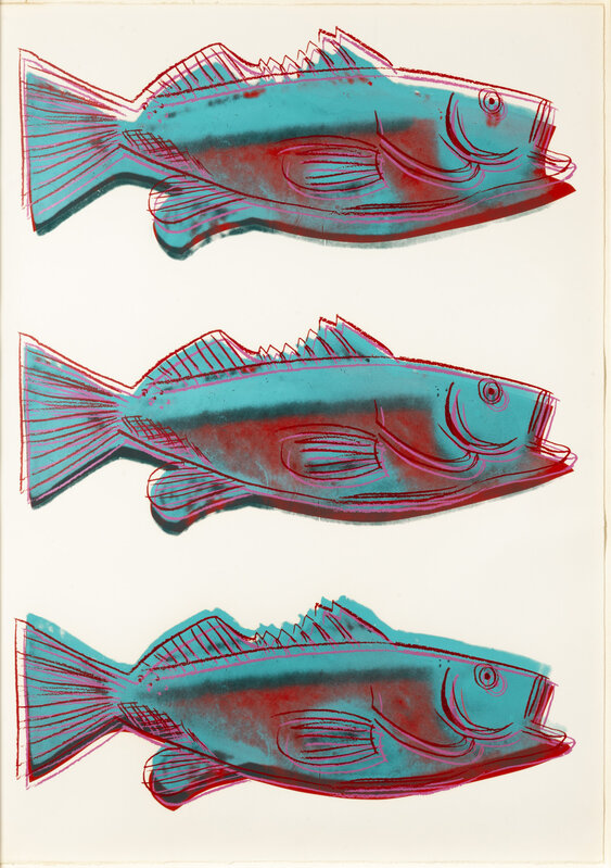Andy Warhol, ‘Fish’, 1983, Print, Unique screenprint, Leslie Sacks Gallery