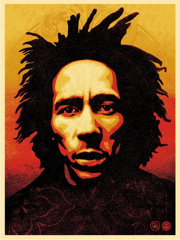 Shepard Fairey, ‘Bob Marley’, 2014, Print, Speckletone paper, AYNAC Gallery