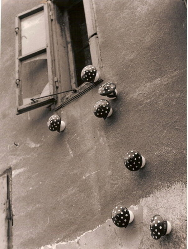 Jana Želibská, ‘Citation Amanita Muscaria’, 1970, Mixed Media, Installation & 5 Black and white photographs, Gandy Gallery