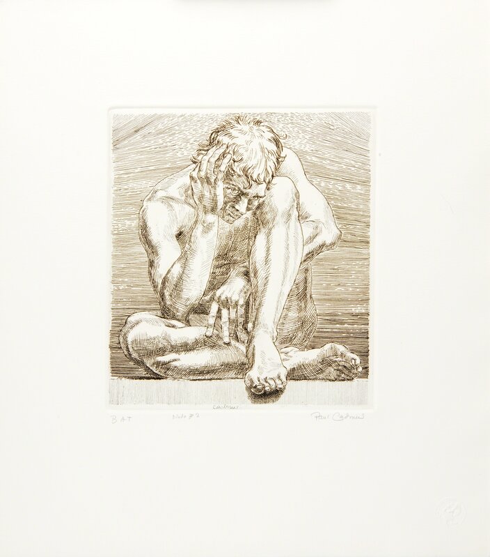 Paul Cadmus, ‘Nudo #2 and Nudo #3, from the Nudo series’, 1984, Print, Two etchings (both unframed), Rago/Wright/LAMA/Toomey & Co.