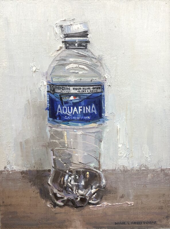 Dianne L. Massey Dunbar, ‘Water Bottle’, 2020, Painting, Oil on gessobord, Gallery 1261