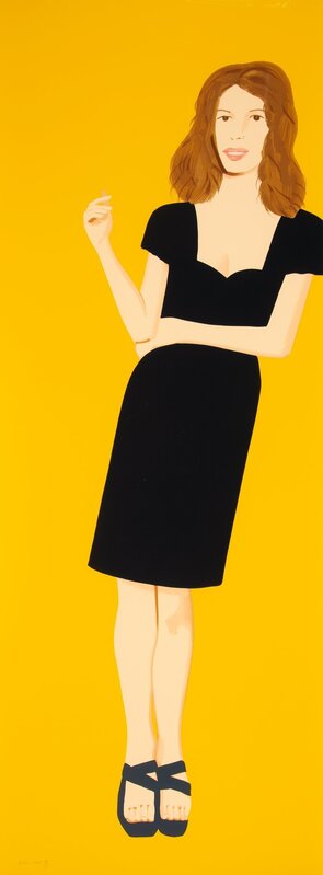 Alex Katz, ‘Cicely, from Black Dress series’, 2015, Print, Screenprint in colors on Saunders Waterford Hot Press White paper, Heritage Auctions