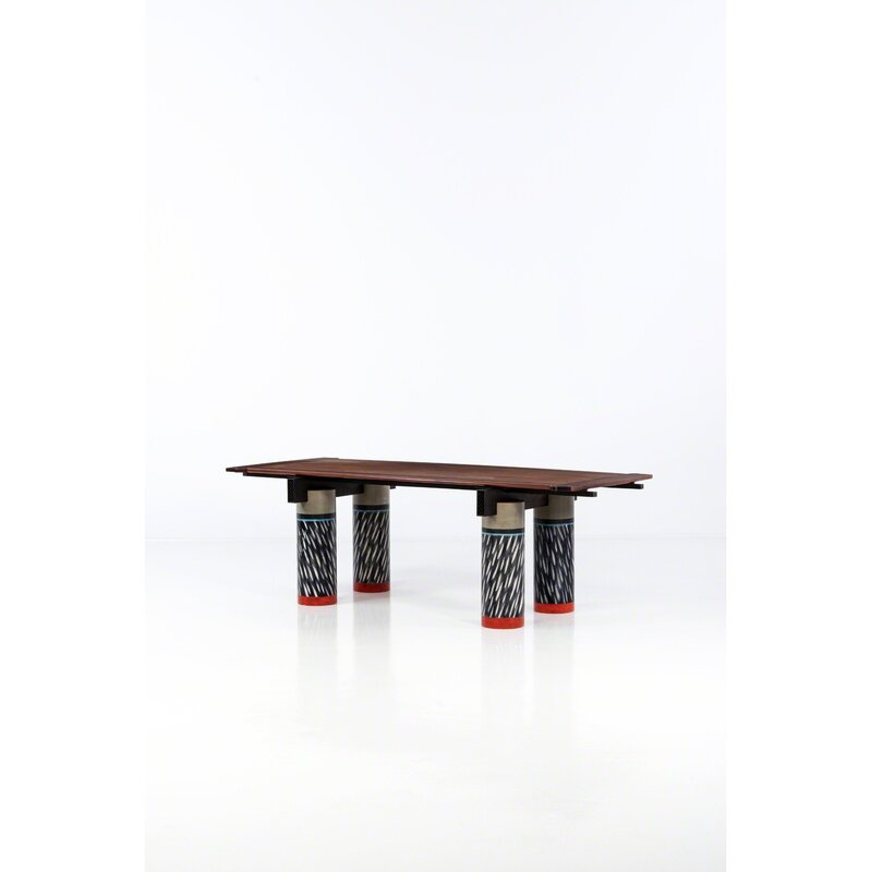 Garry Knox Bennett, ‘Rain table, Dining Table’, 1989, Design/Decorative Art, Noyer, acier et plastique, PIASA