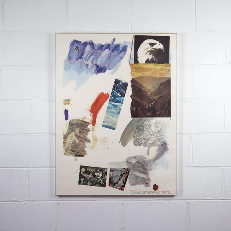Robert Rauschenberg, ‘McGovern’, 1972, Drawing, Collage or other Work on Paper, Lithograph on wove paper, Caviar20