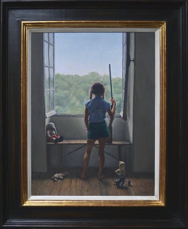 Alex Russell Flint, ‘The Lookout’, 2016, Painting, Oil on panel, ARCADIA CONTEMPORARY