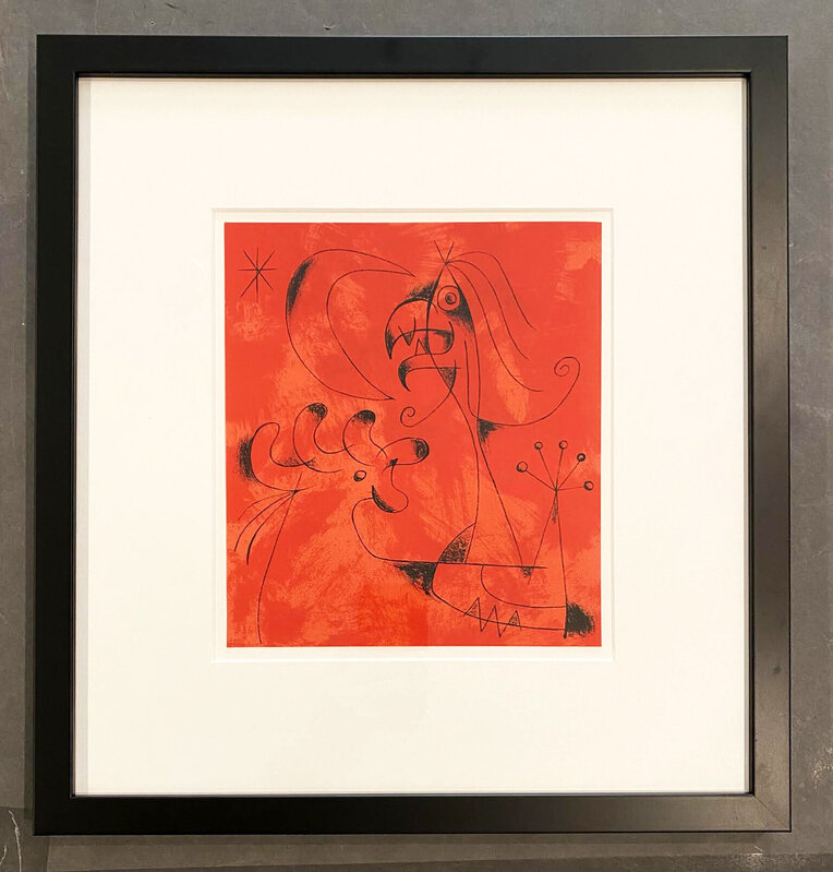 Joan Miró, ‘Joan Miro (Plate 6)’, 1956, Print, Lithograph, Georgetown Frame Shoppe
