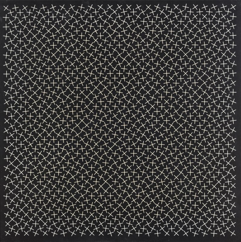 Gerhard Von Graevenitz, ‘Untitled (Squares, and Crosses)’, 1963, Print, Two screenprints, Forum Auctions