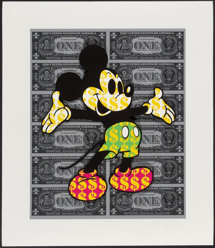 Ben Allen, ‘Monster Mickey 3D’, 2021, Print, 3D cut giclee in colors on Archival paper, Heritage Auctions