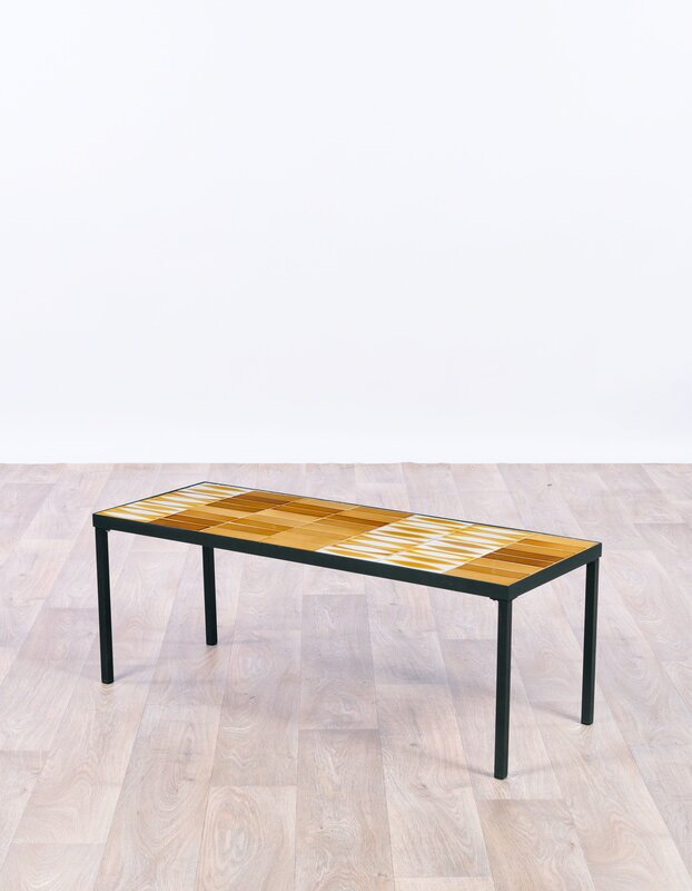 Roger Capron, ‘Table basse’, vers 1960, Design/Decorative Art, Enameled ceramic and metal, Leclere 