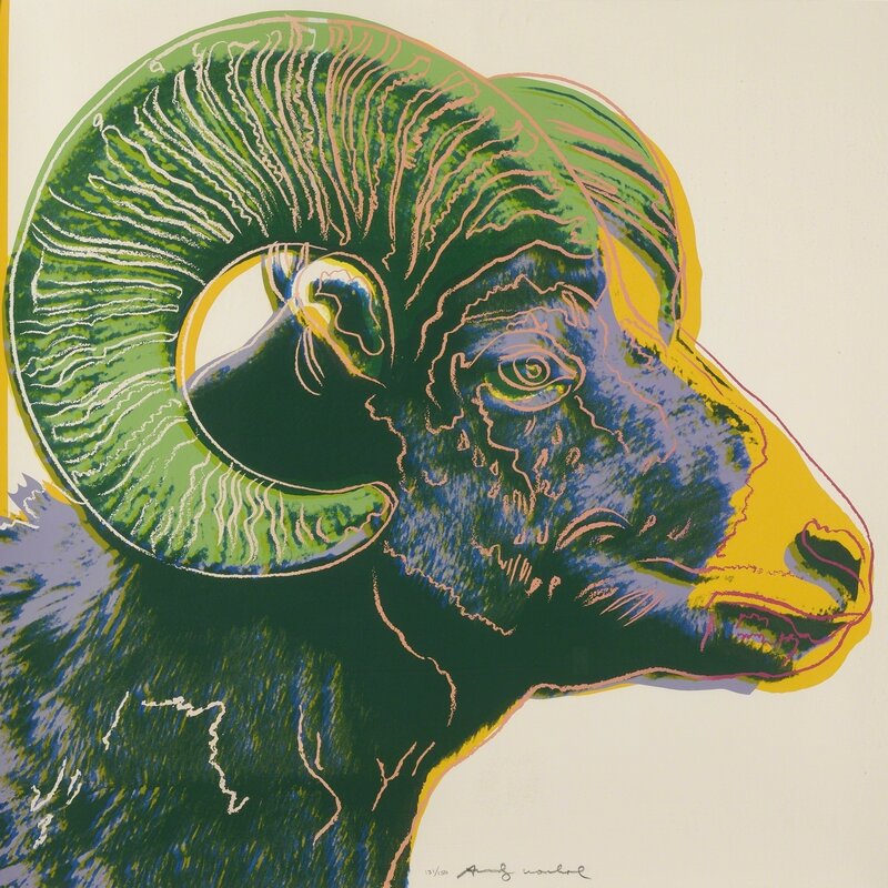 Andy Warhol, ‘Bighorn Ram (F. & S. II.302)’, 1983, Print, Screenprint in colors, Sotheby's