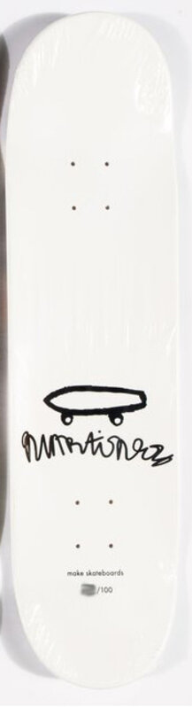 Eddie Martinez, ‘Signed limited edition skateboard deck’, 2016, Print, Screenprint on seven-ply Canadian maple wood skateboard deck, EHC Fine Art