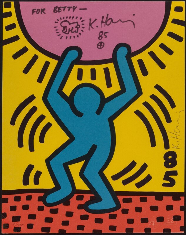 Keith Haring, ‘Untitled’, 1984, Print, Screenprint in colors on Arches paper, Heritage Auctions