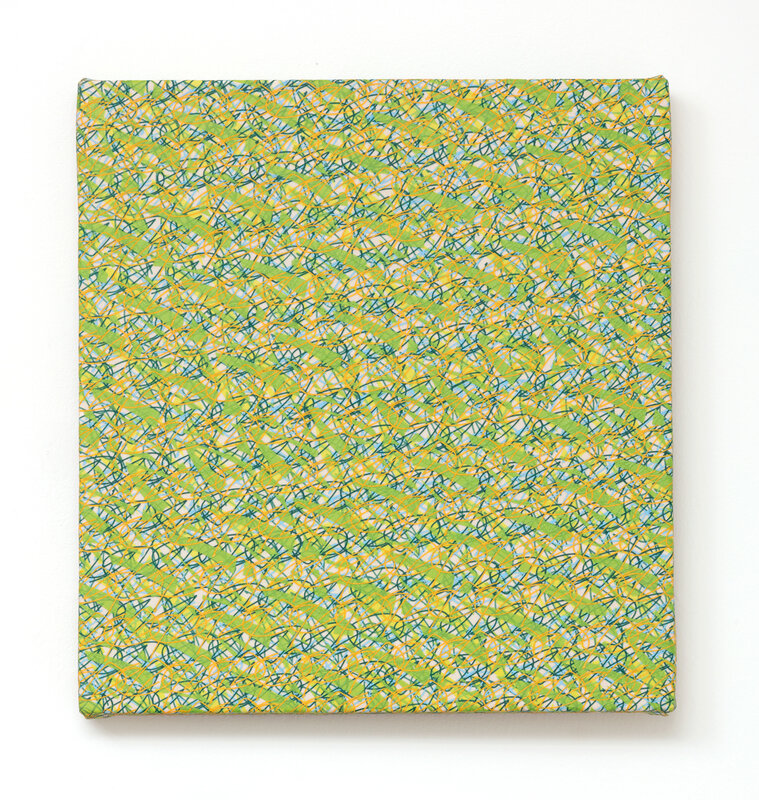 Timothy Harding, ‘A/P (Orange, Green, Blue)’, 2020, Painting, Acrylic on canvas, Cris Worley Fine Arts