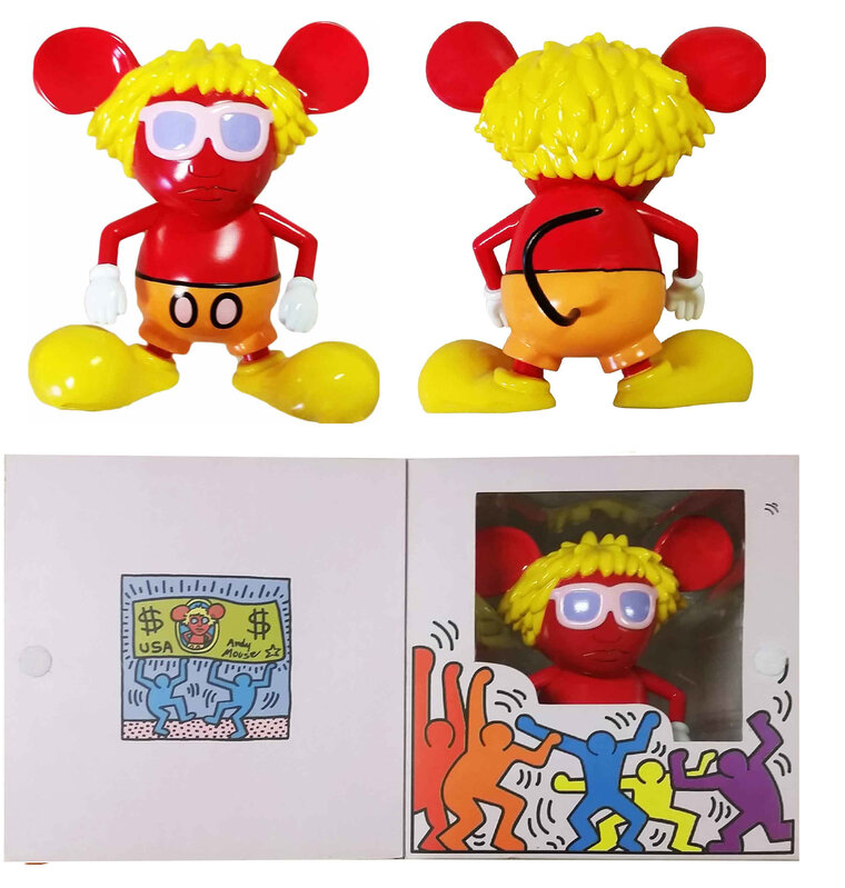 Keith Haring, ‘"Andy Mouse"(RED), Edition of 1000, 360 Toy Group Japan.’, 2005, Ephemera or Merchandise, Plastic, VINCE fine arts/ephemera
