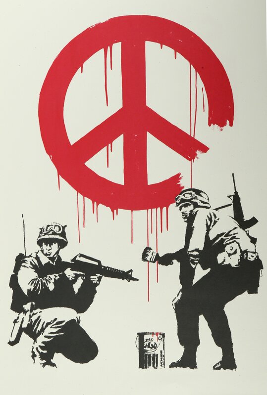 Banksy, ‘CND Soldiers’, 2005, Print, Screenprint in colours on paper, Chiswick Auctions