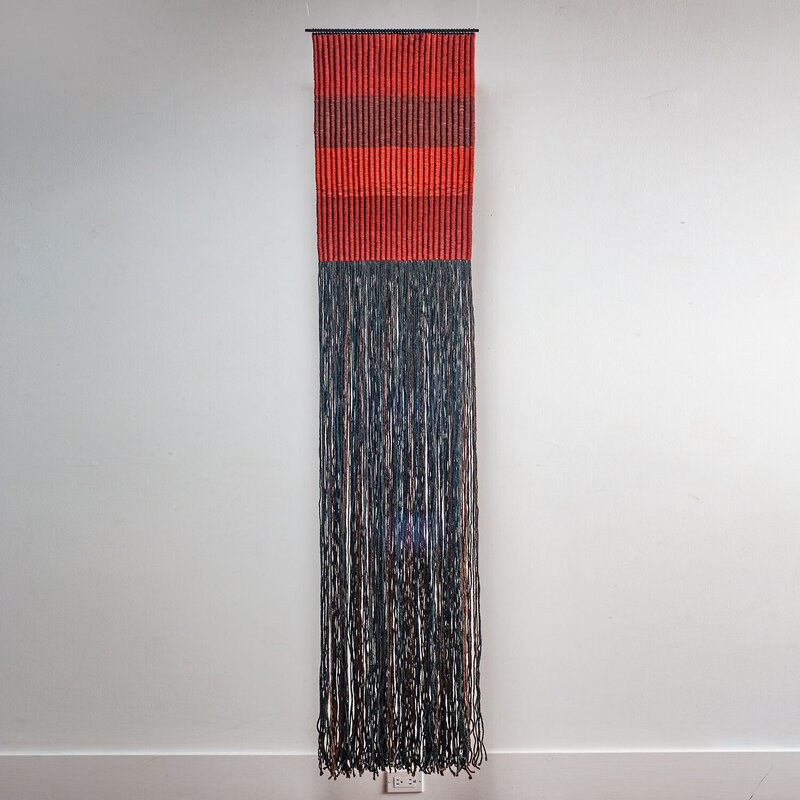 Carolina Yrarrázaval, ‘Rojo’, 2007, Textile Arts, Handwoven, linen, hemp, browngrotta arts