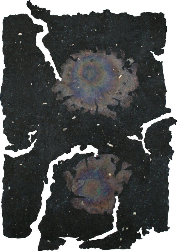 David Kennedy Cutler, ‘Lot (1)’, 2011, Drawing, Collage or other Work on Paper, Archival inkjet on Japanese paper, data of compact disks, and pigmented cotton, Dieu Donné