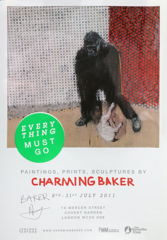 Charming Baker, ‘Lie Down I Think I Love You’, 2013, Posters, Milke Studios exhibition poster, Chiswick Auctions