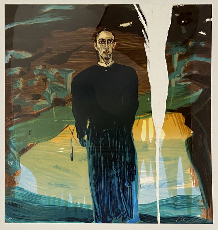 Julian Schnabel, ‘Jose Luis Ferrer’, 1998, Print, 25-color screen prints with hand-poured resin printed on Lenox Museum Board, Capsule Gallery Auction