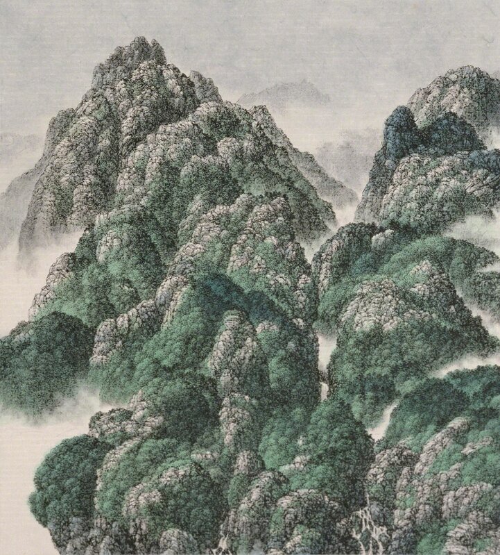 Hsia I-fu, ‘Green Mountains’, 2001, Painting, Ink and Color Wash on Xuan paper, M. Sutherland Fine Arts