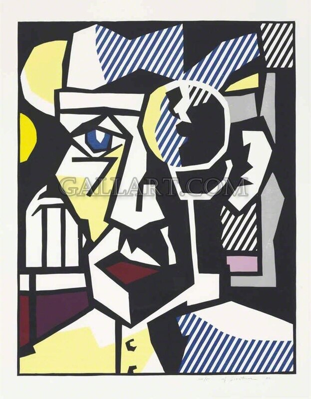 Roy Lichtenstein, ‘DR. WALDMANN’, 1980, Print, WOODCUT WITH EMBOSSING IN COLORS, Gallery Art