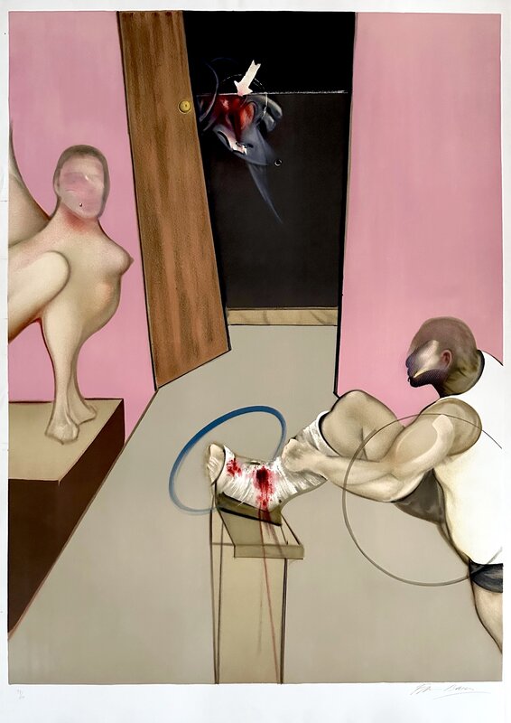 Francis Bacon, ‘Oedipus and the Sphinx’, 1984, Print, Lithograph on pale cream wove Arches paper, with Arches watermark, Van der Vorst- Art