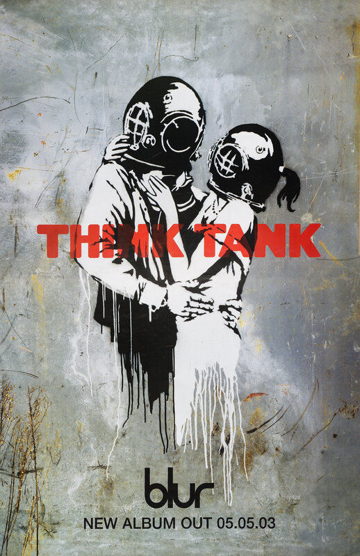 Banksy, ‘Think Tank’, 2003, Ephemera or Merchandise, Large bus stop promotional poster, Tate Ward Auctions