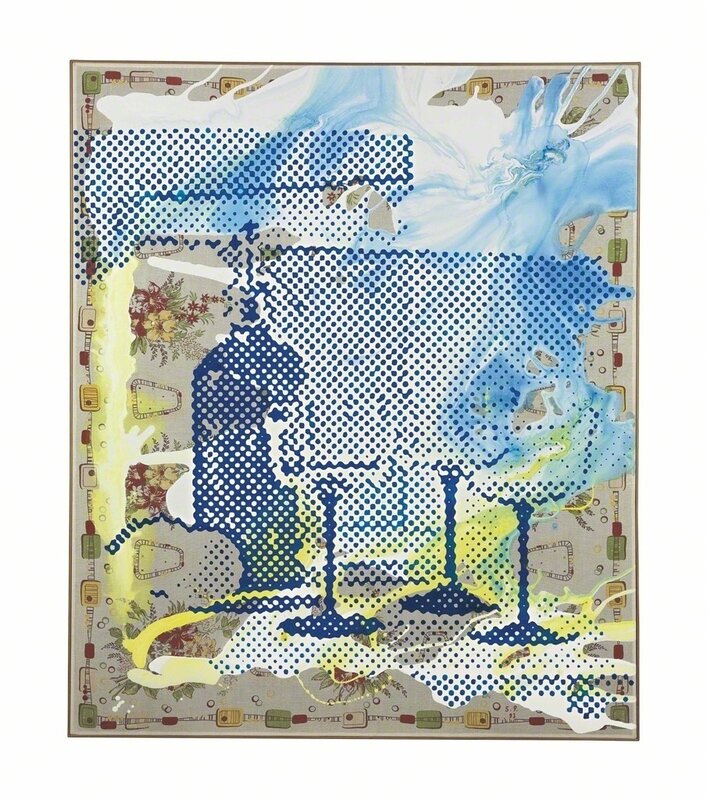 Sigmar Polke, ‘Ohne Titel’, 1993, Acrylic on printed fabric, Christie's