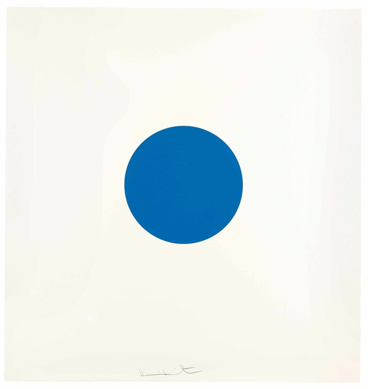 Damien Hirst, ‘Pridinol, from 12 Woodcut Spots’, 2010, Print, Woodcut in blue, on Somerset White paper, Christie's