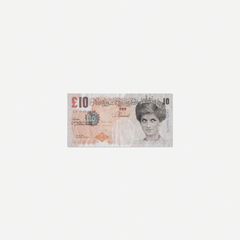 Banksy, ‘Di-Faced Tenner’, 2004, Print, Offset lithograph on paper, Rago/Wright/LAMA