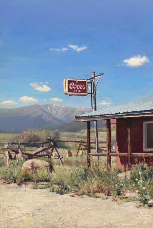 Jason Kowalski, ‘Mountain Saloon’, 2015, Painting, Oil on wood, Sue Greenwood Fine Art